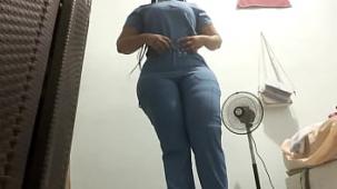 Enfermera bbw de culo grande