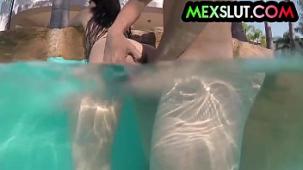 Puta mexicana janeth rubio follada en la piscina mexslut sexmex