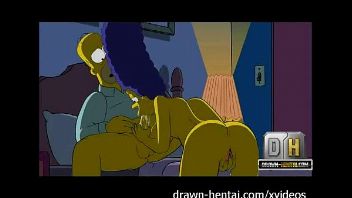 Los Simpsons pornos. Homero follando con Marge.
