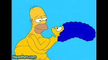 Homero y marge haciendo el amor