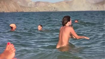 Nude women beach