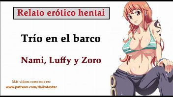 Luffy y hancock