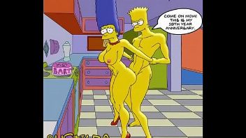 Marge simpson muestra las tetas