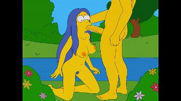 Marge simpson henta pornografía de Bart Simpson