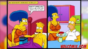 Margart teniendo sexo con Homero Simpson