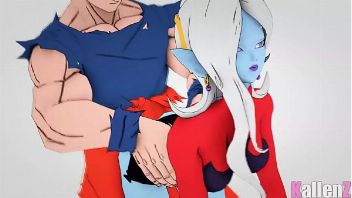 Porno anime Goku se folla a kale
