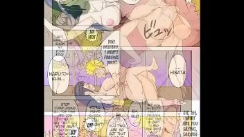 Naruto tiene sexo con hinata y sakura anal