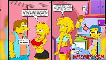 Simpsons porn hentai Bart y liza