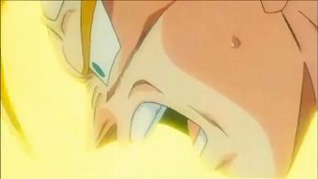 Goku transformandose en ssj